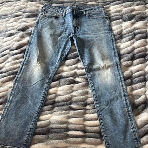 American Eagle Outfitters Light Blue Straight Jeans
